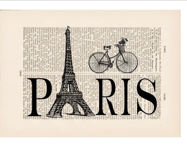 Принты Париж