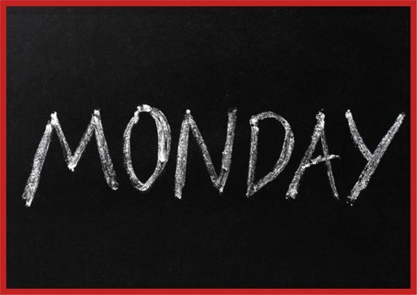 Надпись Monday