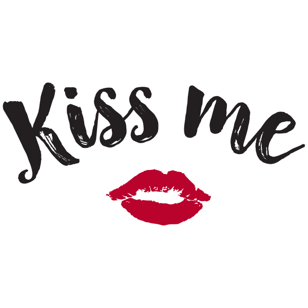 Kiss me надпись