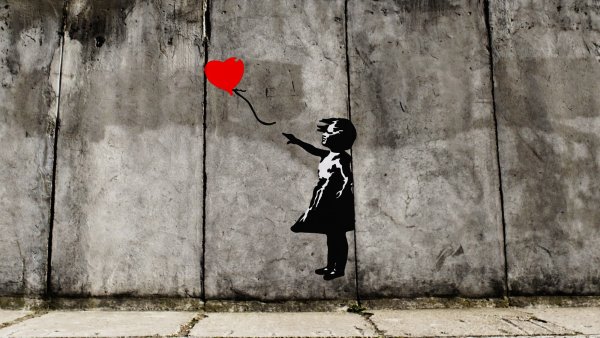 Бэнкси влюбленные