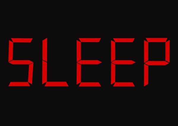 Sleep надпись