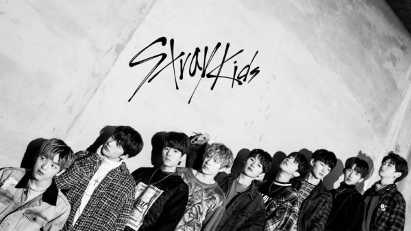 Группа Stray Kids чб