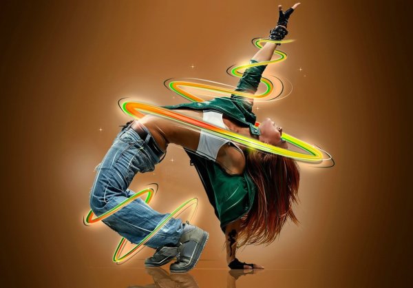 Танец абстракция