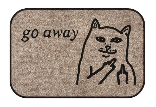 Коврик придверный велком отсюда