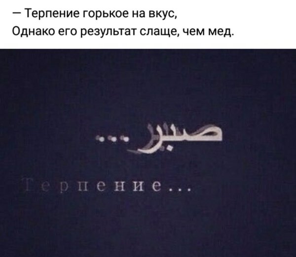 Терпение на дне золото