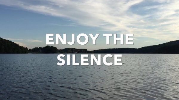 Enjoy the Silence надпись