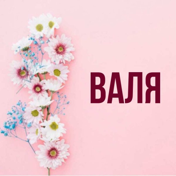 Валюша имя