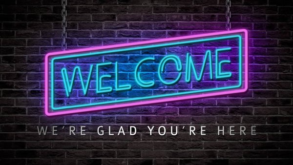 Неоновый баннер