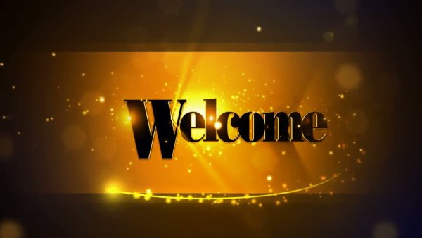 Шапка для канала Welcome