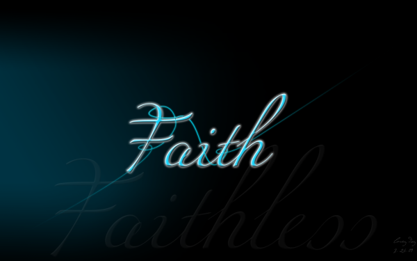 Надпись Faith обои