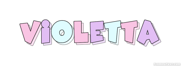 Виолетта надпись