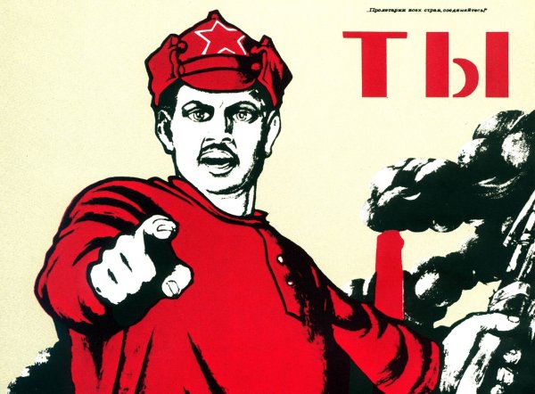 А ты проголосовал плакат