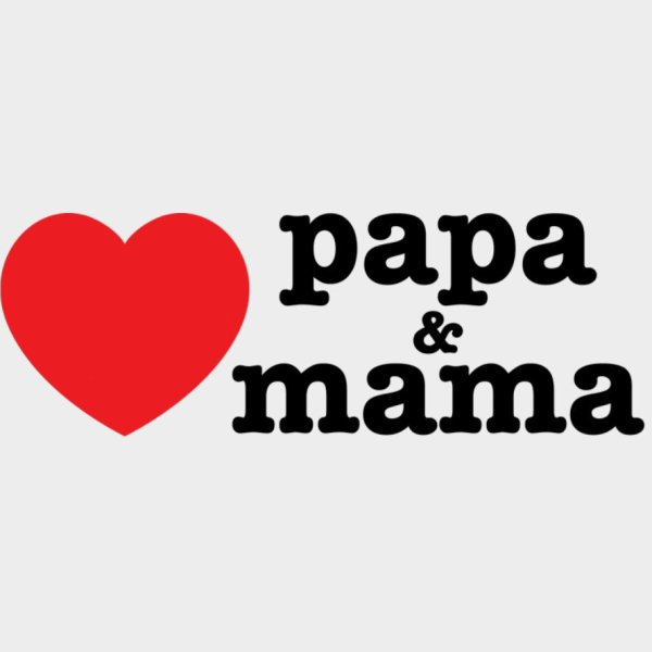 Я люблю папу надпись