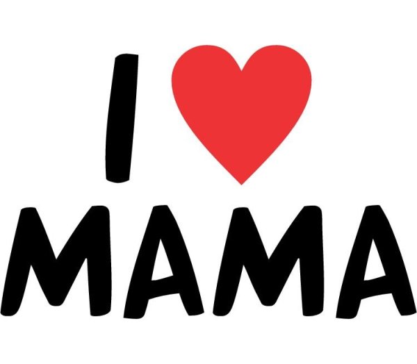 Мама надпись