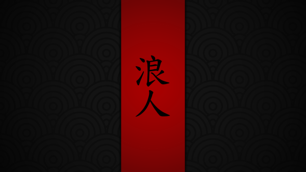 Темный фон в японском стиле