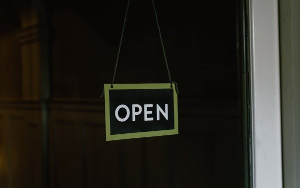 Обои вывеска