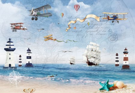 Морские фотообои для детской