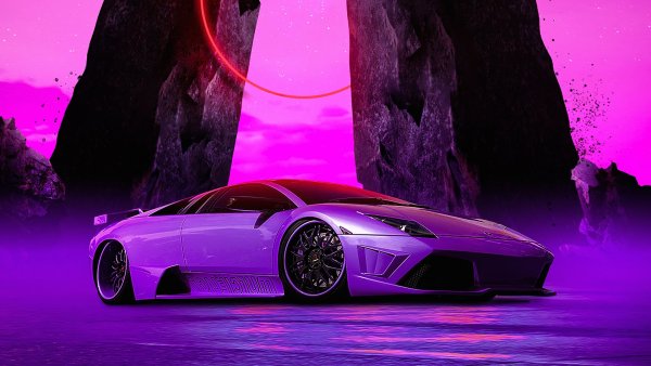 Ламборгини неон 2020