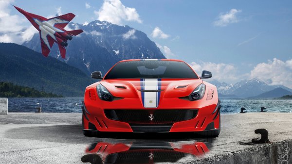 Фотообои спортивный автомобиль