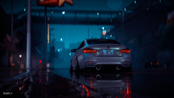 BMW m4 Neon