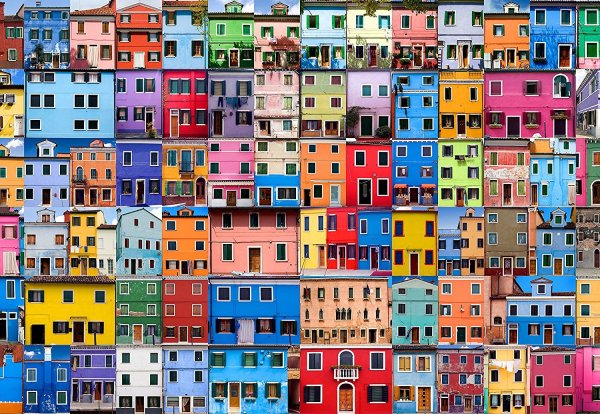 Yellow Blue City photo