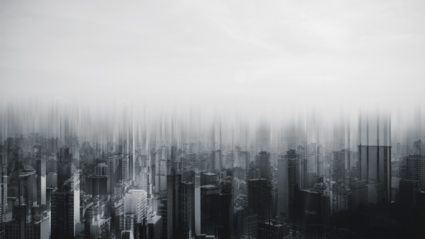 Серый город фон