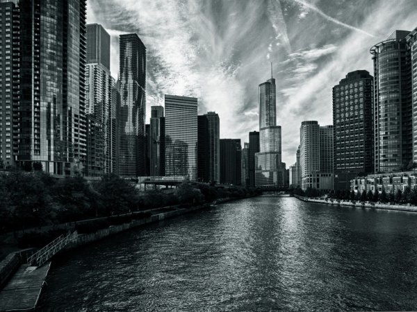 Серый город