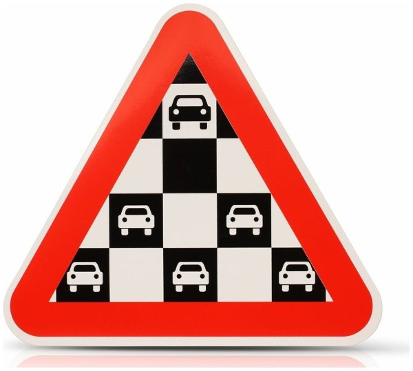 Наклейка на машину шашки