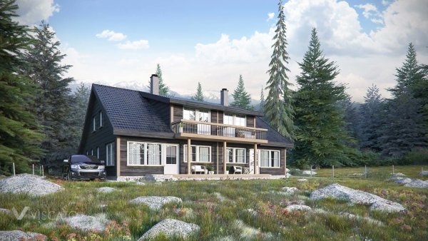 Уютный домик в лесу