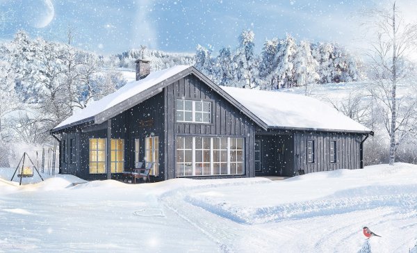 Норвегия Хигге домик