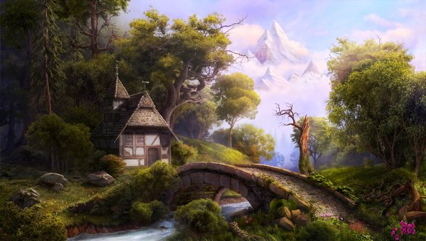 Сказочный пейзаж