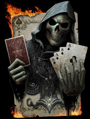 Пиковый туз с черепом