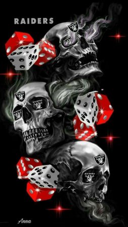 Череп с игральными костями