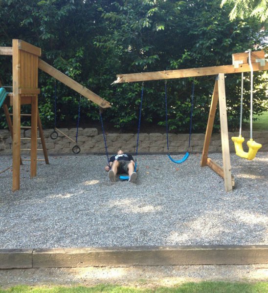 Качели прикол