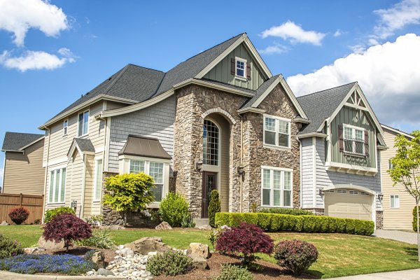 Красивый дом снаружи