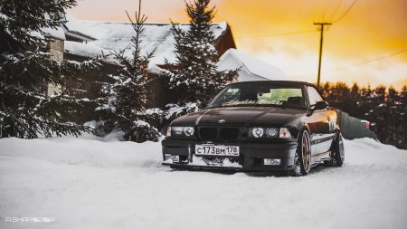 E36 BMW зима