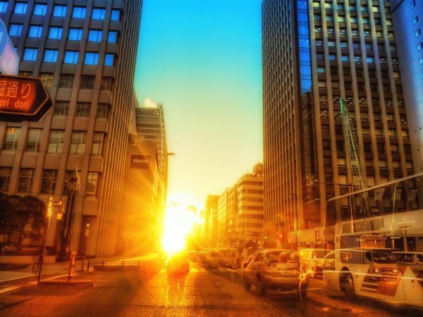 Мегаполис утро