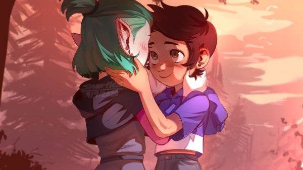 Совиный дом Эмити поцелуй