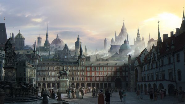 Фэнтези город