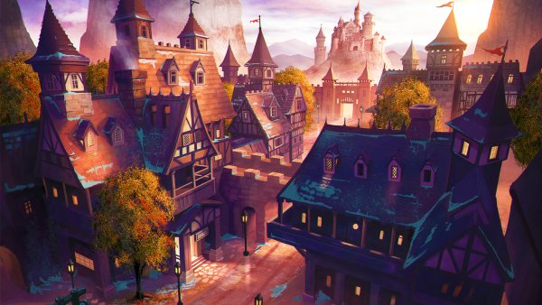 Фэнтези город