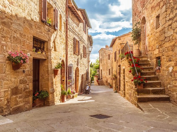 Италия улочки Тоскана