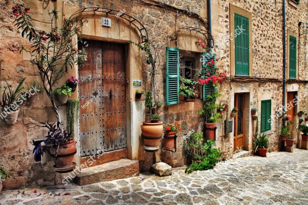 Старый город улочка Италия