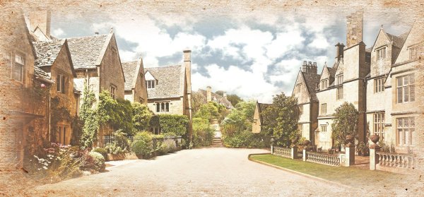 Фон старого города