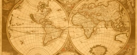 Старинная карта на рабочий стол