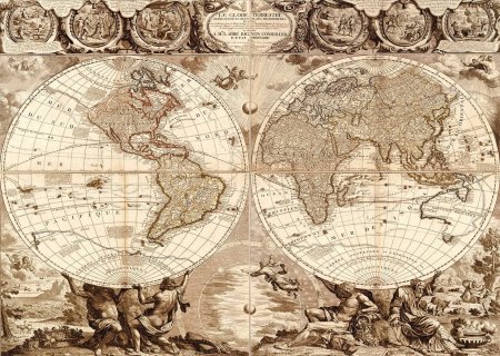 Карта древнего мира