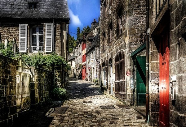 Франция улица Dinan Brittany