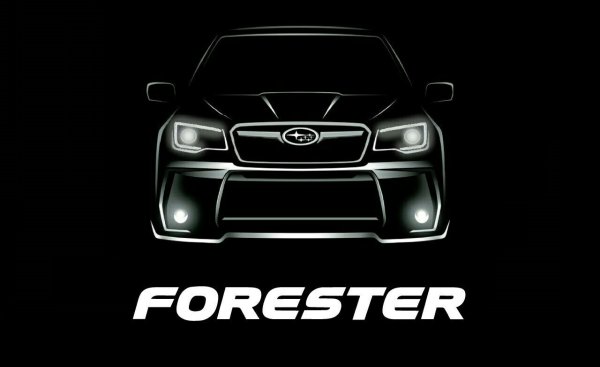 Силуэт Субару Форестер
