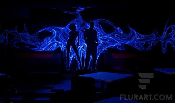 Роспись стен в клубе