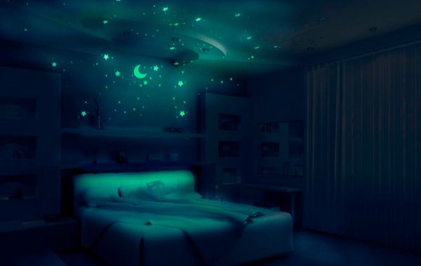 Люминесцентная краска для потолка