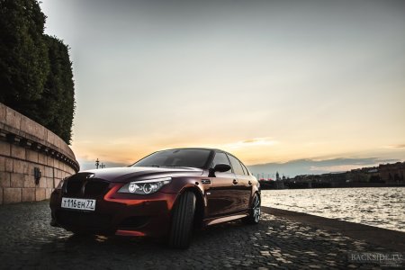 BMW 5 e60 тень